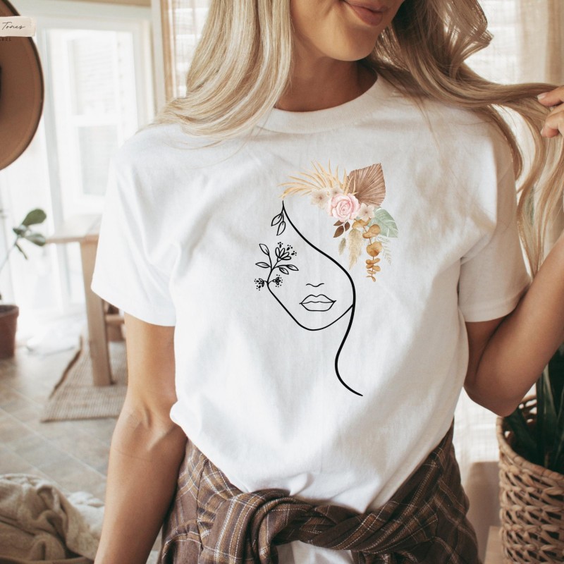 boho style loose t-shirts